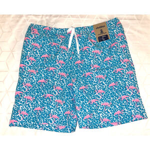 Chubbies The Domingos Are For Flamingos 7” Classic Swim Trunk Youth XL NWT